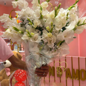 White Glads Bouquet 🤍